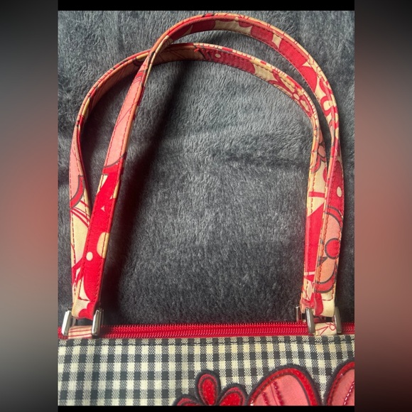 Vintage Checkered bag by Isabella Fiore (READ DESCRIPTION & SEE PICS) - Picture 11 of 12